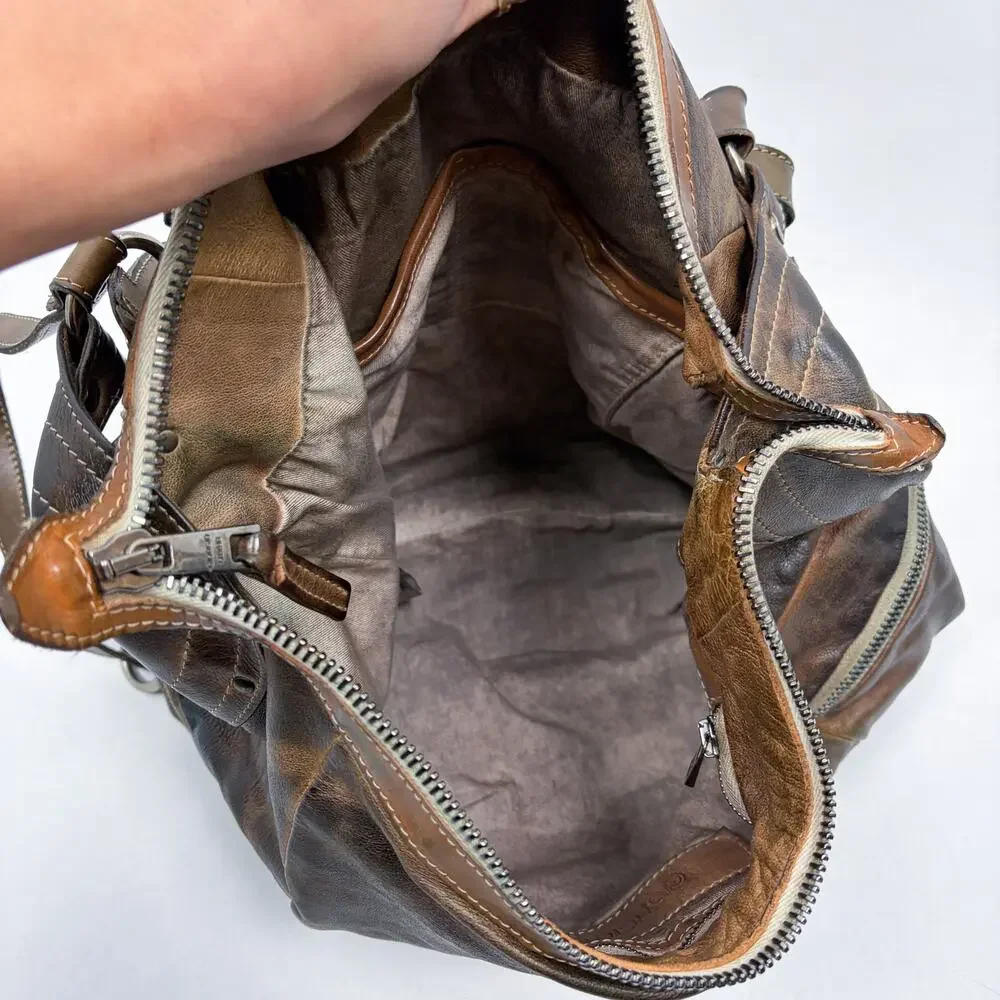 Campomaggi Braided Leather Hobo Bag